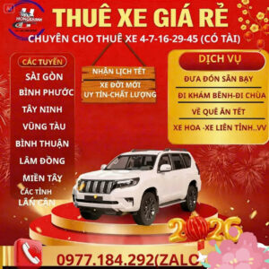 🍀 Dịch vụ xe hợp đồng (4–45 chỗ)