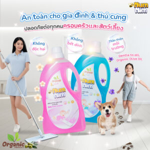 Nước Lau Sàn NumNim An Toàn Cho Bé – Olive Organic Thái Lan
